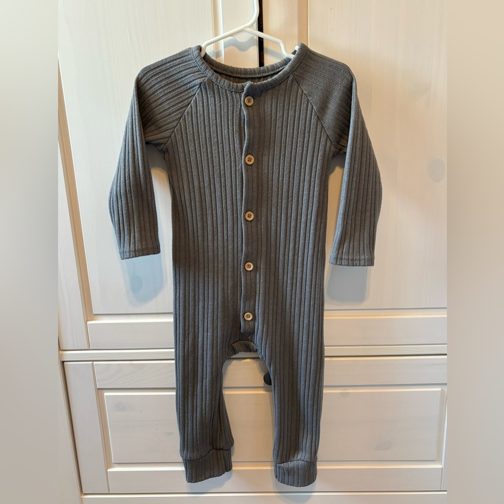 Grayson Collective Ribbed Romper